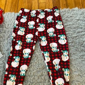 Snowman Christmas pants